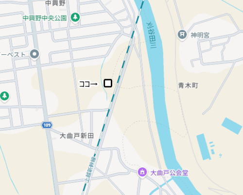 畑をお貸しします！　マップ